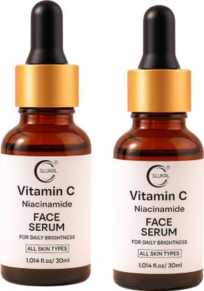 slukrl Vitamin C Niacinamide Serum for Clear & Glowing Skin