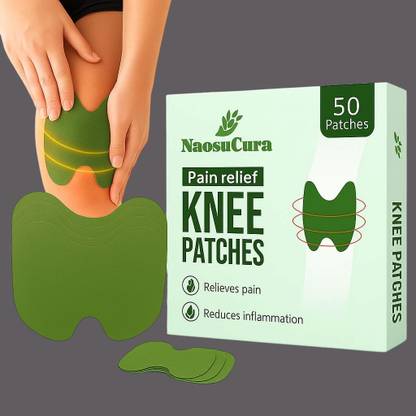 Naosucura 50 Herbal Pain Relief Stickers for Knees, Joints, and Muscles – Fast Recovery