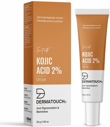 Dermatouch Kojic Acid 2% Cream | For Pigmentation and Dark Spots reduction