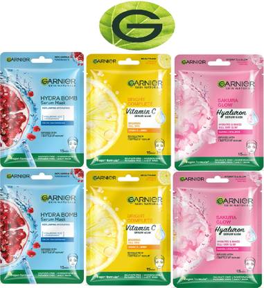 Garnier Bright Complete Brightening Hydration and Winter Care Routine Weekly Combo pack