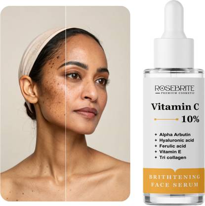 RoseBrite Skin-Perfecting Vitamin C – Dermatologist-Approved Face Serum for Glowing, Clear, Healthy Skin