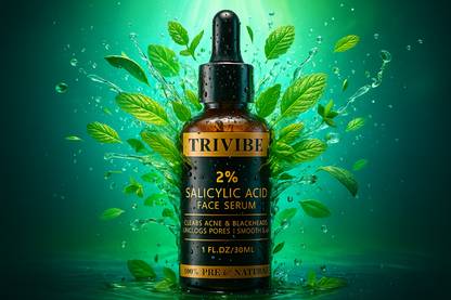 TRIVIBE Salicylic Acid Face Serum with Oil Control, Acne Marks & Clear Glow