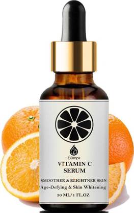 6Drops Vitamin C and E Face Serum Vitamin C 20%, Ferulic Acid 1% Brightening Anti Aging Skin Repair Decrease formation of Fine Lines Wrinkles Brown Spots Glass Bottle anti aging???(30 ml)