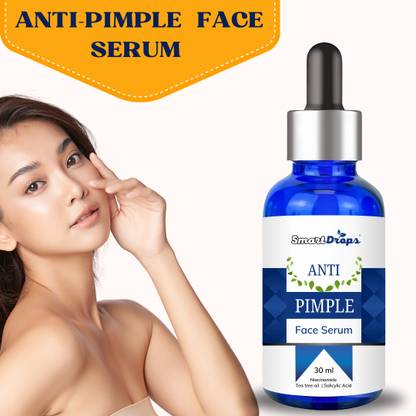 smartdrops Anti Pimple Face Serum For Oil Control & Acne Breakouts Removal | Face Pimple Removal Serum