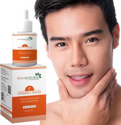 7days natural Vitamin C Face Serum-Brightens & Reduces Dark Spots | Acne |pigmentation