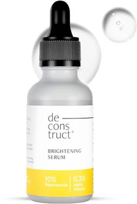 deconstruct Brightening Serum with 10% Niacinamide & Alpha Arbutin,Brightens Skin & Reduces Tan