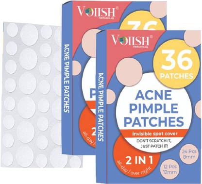 VOIISH Pimple Acne Patch For All Skin Types Absorbs Pimple Overnight (Pack of 2)
