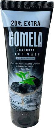 Zenlabs Gomela Charcoal Face Wash For Deep cleanse Acne-Prone Refresh Skin (Pack of 3)