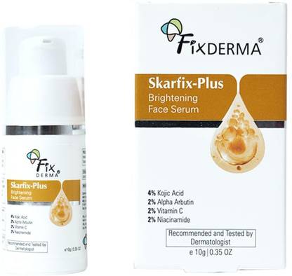 Fixderma Skarfix Plus 4% Kojic Acid Brightening Face Serum for Dark Spots & Pigmentation