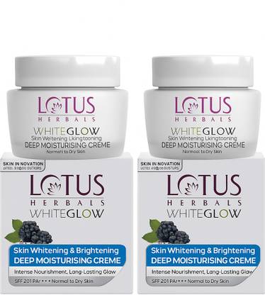 LOTUS HERBALS White Glow Deep Moisturising Cream (40g+40g)