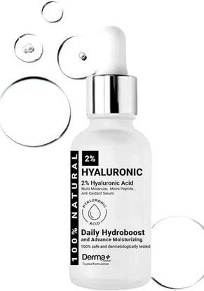 Derma 2% Hyaluronic Acid Serum - Intense Hydration Solution | Age Revival | Skin Booster | Reduced Fine Lines and Wrinkles | 30ml