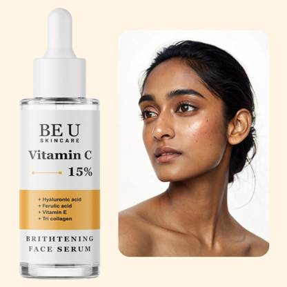Be U Skin Barrier Boosting Serum with Hyaluronic Acid, Vitamin C, Ferulic Acid & Vitamin E