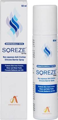 Soreze New Improved Spray | 60 ML x 1 | Prevents Pressure Sores and Diaper Rashes