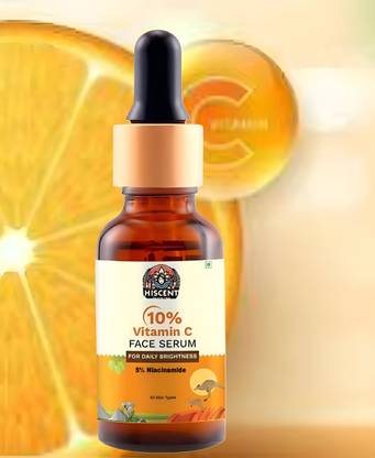 Hiscent Vitamin C Serum – 15% Vitamin C for all skin type | skin glowing formula |