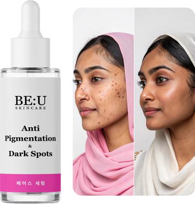 Be U Pigmentation Corrector Face Serum | Brightening Glow Boost Formula | For Dull, Uneven Skin Tone & Dark Spot Reduction