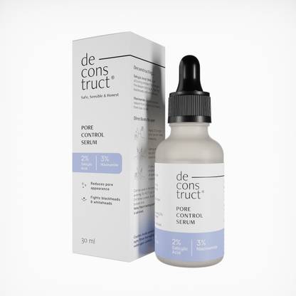 deconstruct Pore Control Serum with 2% Salicylic & 3% Niacinamide|Fights Acne, Controls Oil