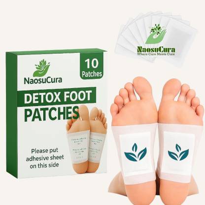 Naosucura Calm Mind And Body Using Detox Foot Patches That Purify Overnight Through Soles