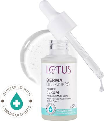 LOTUS DERMA BOTANICS KOJIC ACID+ MULTI BERRY SERUM