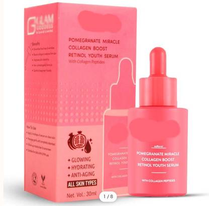 B inik Aging Face Serum for Radiant & Glowing Skin, Hydrates, Brightens & Reduces Dark Spots