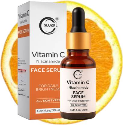 slukrl Skin Brightening Face Serum with Vitamin C and Niacinamide