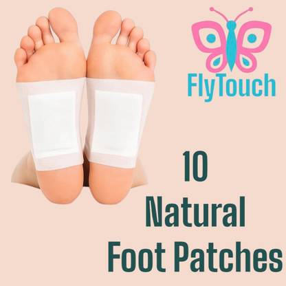 FlyTouch Soothing Foot Pads with Herbal Ingredients for Comfort & Cleansing