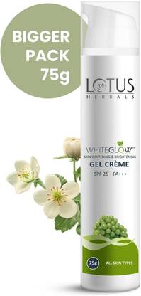 LOTUS HERBALS WhiteGlow skin whitening Brightening Gel Creame (75 g)