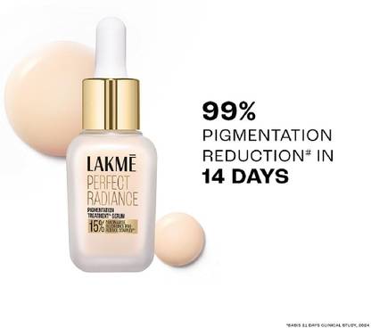 Lakmé Perfect Radiance Serum with 15% Niacinamide Resorcinol Pro Retinol Complex
