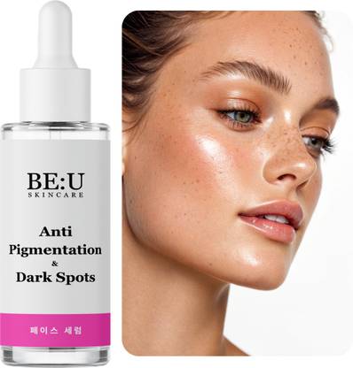 Be U Anti Pigmentation Face Serum with Kojic Acid & Vitamin C – Targets Dark Spots, Tanning & Uneven Skin Tone