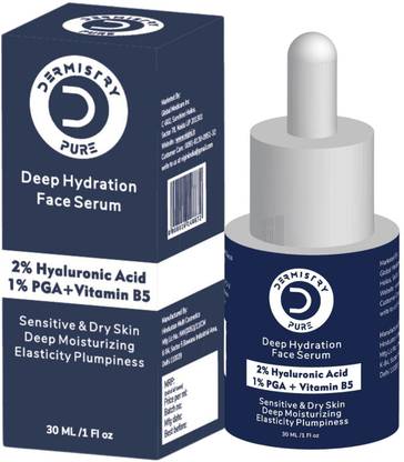 DERMISTRY 2% Hyaluronic Acid 1% PGA Vit B5 Sensitive Very Dry Skin Moisturizer Face Serum