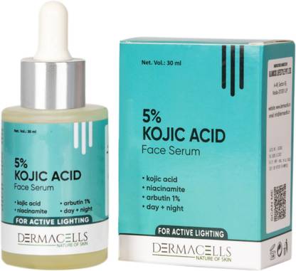 Dermacells Dermacells 5% Kojic Acid Face Serum With 1% Alpha Arbutin & Niacinamide For Dark Spots