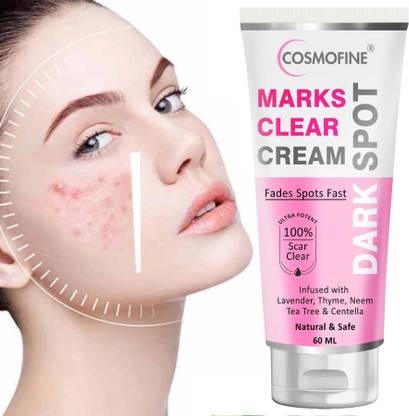 cosmofine Marks Clear Cream, Removes Dark Spots & Pimple Marks, Pigmentation Removal Cream