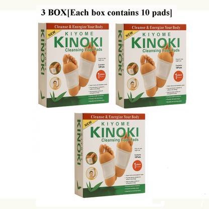 KIYOME KINOKI Foot Patches Body Toxin Removing Foot Support