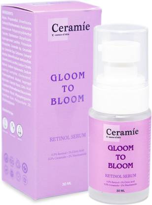 Ceramie Retinol Resurfacing Serum for Fine Lines & Wrinkles | Enriched with Niacinamide & Ceramides