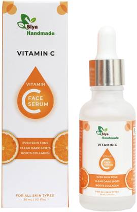 Siya Siya Handmade Radiance Boost Vitamin C Face Serum - Naturally Brighten, Remove Dark Spots, Hydrate, Remover Facial Serum, and Rejuvenate Your Skin 30 ml
