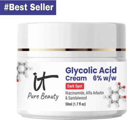 IT Pure Beauty Glycolic Acid Cream 6% w/w For Dark Spot And Glass Skin