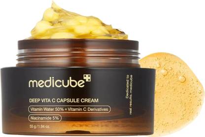 Medicube Deep Vitamin C Capsule Cream - Brighten, Smoothen & Renew Skin