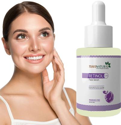 7days natural 0.3% Retinol Serum For Reduce Fine Lines & Wrinkles pigmentation anti blemish