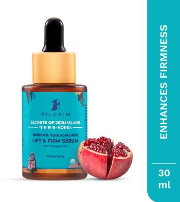 Pilgrim Retinol & Hyaluronic Acid 1% Lift & Firm Serum for Anti Ageing | Dermatologically Tested | Reduce Fine Lines & Wrinkles | Lift & Firm Skin | For Men & Women | All Skin | Vegan