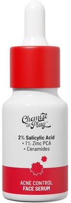 Chemist at Play 2% Salicylic Acid Face Serum - Treats Acne, Fades Acne Mark, Controls Excess Oil