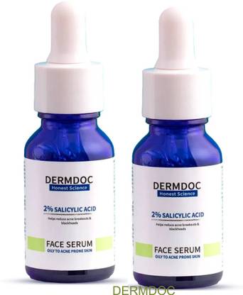 DermDoc Acne Reduction Face Serum 2% Salicylic - Twin Combo