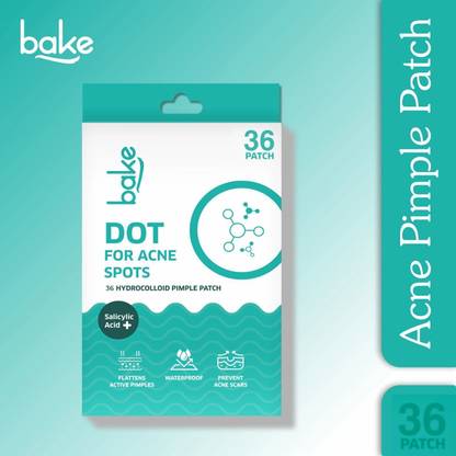 Bake Cosmetics Pimple Acne Patch Hydrocolloid Waterproof Patches Active Surface Acne (36 dots)