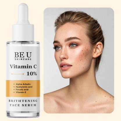 Be U Anti-Wrinkle Vitamin C Serum – With Hyaluronic Acid & Ferulic Acid to Support Firmness & Reduce Visible Aging Signs