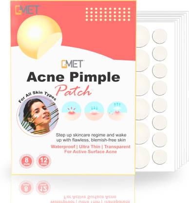 gmet Acne Pimple Patch for Face with Hydrocolloid & Salycylic Acid - 36 patches