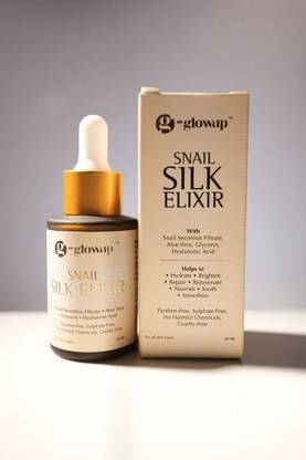 g hk glowup Snail Silk Elixir (30ml) | For Ultimate Hydration & Radiance |For All Skin Types