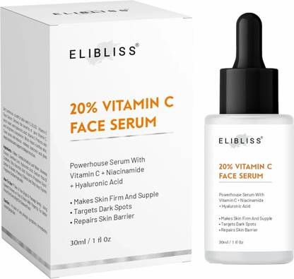 ELIBLISS 20% Vitamin C Serum for Brightening, Repairs, Hydrating, Firming & Anti-Aging