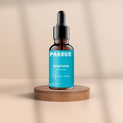 PAAXUS Bright Face Serum – Glow Up Daily Advance Correxion Spot Rectifying Facial Serum - Customized Face Serum with 5% Niacinamide + Vitamin C, For Dark Spots & Pigmentation - For All Skin Types - Dermatologist Recommended - 30ml