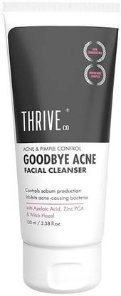 ThriveCo Goodbye Acne� Cleanser, Reduces Acne, Acne Marks & Sebum|Nondrying & Moisturising Face Wash