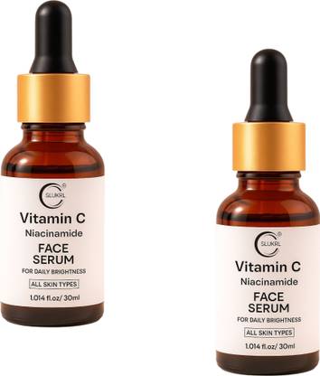 slukrl Vitamin C Serum with Niacinamide for Face Glow