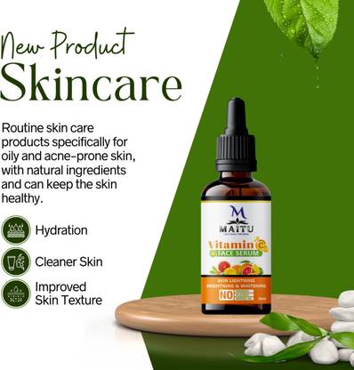 MAITU Organics Improved vitamin C Facial serum- For Anti Aging & Smoothening & Brightening Face