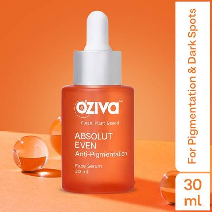 OZiva Absolut Even Anti-Pigmentation Face Serum (with Phyto Niacinamide, Phyto Alpha Arbutin, Aloe Vera & Rosemary) for Hyperpigmentation & Dark Spot Correction